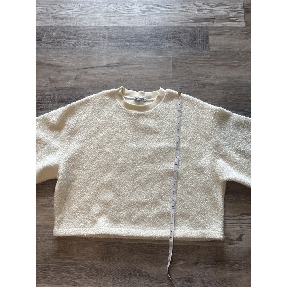 Zara White Sweater Size L Brand New Without Tag